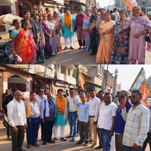 बिहार चुनाव में एनडीए की ऐतिहासिक विजय पर धमतरी में जश्न…