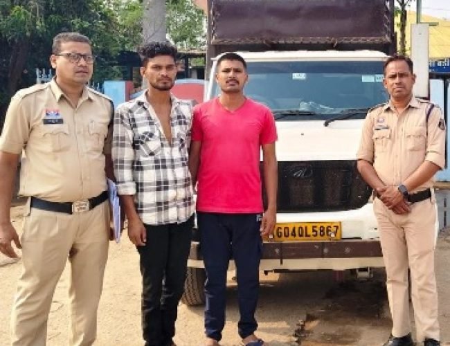 धमतरी पुलिस की बड़ी कार्रवाई, 9 गौवंश मुक्त — 2 आरोपी गिरफ्तार…