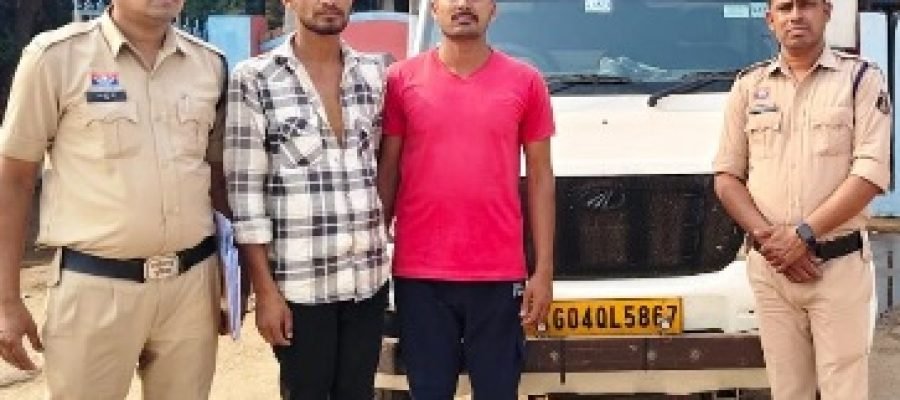 धमतरी पुलिस की बड़ी कार्रवाई, 9 गौवंश मुक्त — 2 आरोपी गिरफ्तार…