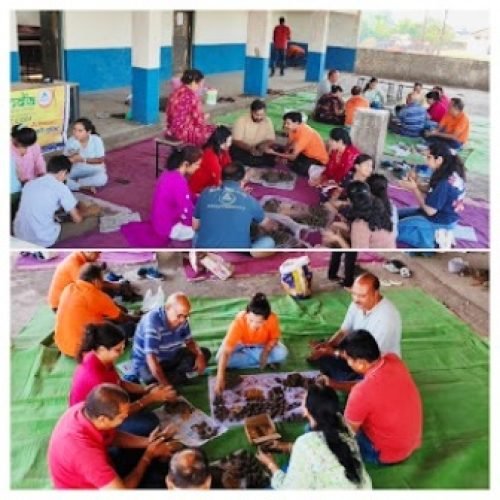 मजगहन हाई स्कूल में सीड बॉल निर्माण एवं प्रशिक्षण कार्यशाला आयोजित, पर्यावरण संरक्षण का लिया संकल्प…