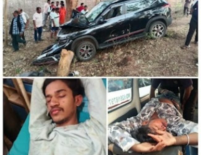 धमतरी में भीषण सड़क हादसा, कार-स्कूटी की टक्कर, दो युवक घायल…