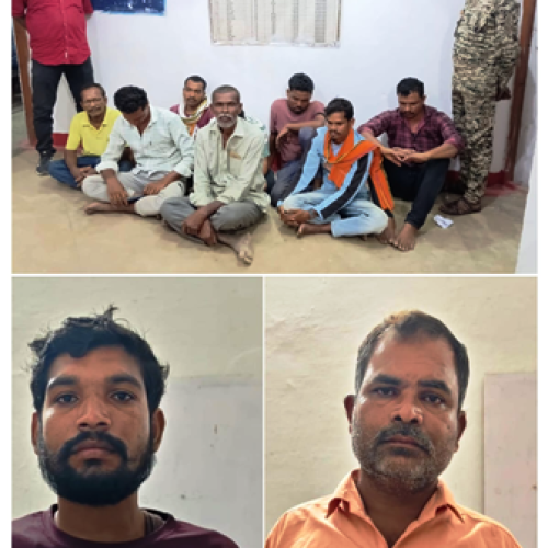 सिहावा पुलिस की जुआरियों पर बड़ी कार्रवाई, 10 आरोपी गिरफ्तार…