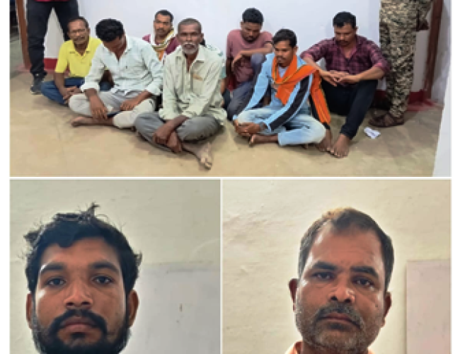 सिहावा पुलिस की जुआरियों पर बड़ी कार्रवाई, 10 आरोपी गिरफ्तार…