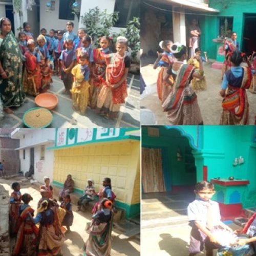 शासकीय शाला टेंगना में स्कूली बच्चों ने उत्साहपूर्वक मनाया छेरछेरा पर्व…