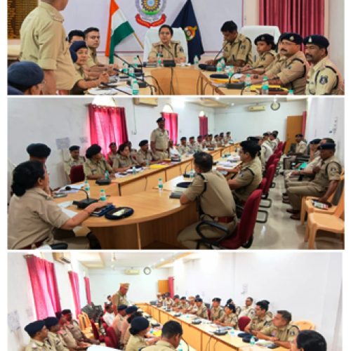 धमतरी पुलिस की नई एसपी भावना पांडेय ने दिखाई सख्ती, अनुशासन और प्रभावी पुलिसिंग पर दिया जोर…
