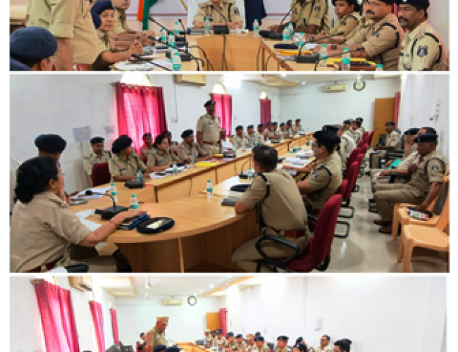 धमतरी पुलिस की नई एसपी भावना पांडेय ने दिखाई सख्ती, अनुशासन और प्रभावी पुलिसिंग पर दिया जोर…