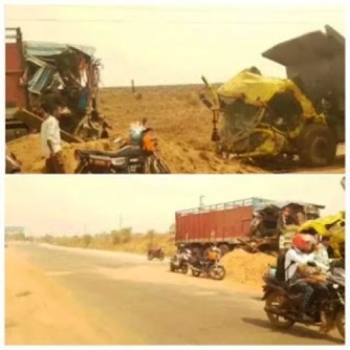 राजिम रोड पर भीषण सड़क हादसा: हाइवा-ट्रक की टक्कर में 3 की मौत…