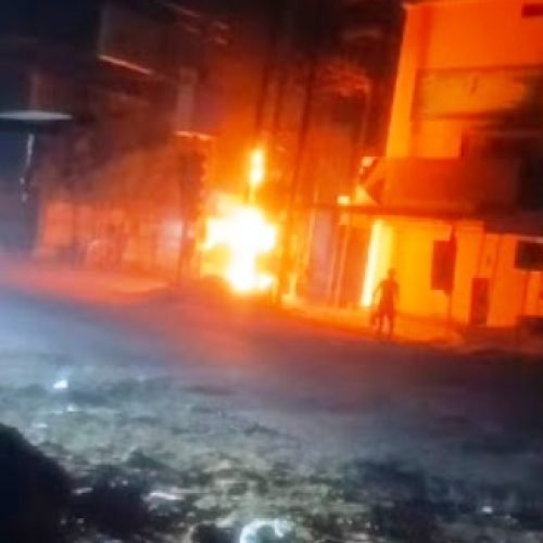 धमतरी में ट्रांसफार्मर में भीषण आग, समय रहते टला बड़ा हादसा…