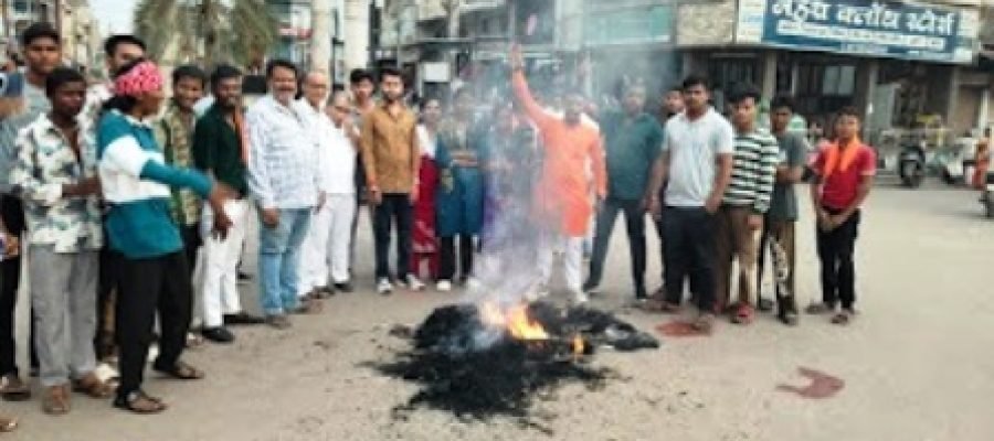 सनातन धर्म के अपमान के विरोध में सर्व हिन्दू समाज का प्रदर्शन, उदयनिधि स्टालिन का पुतला दहन…