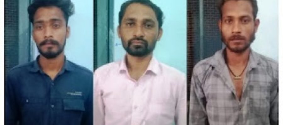 एम्बुलेंस चालक से मारपीट और वाहन में तोड़फोड़ करने वाले तीन आरोपी गिरफ्तार, भेजे गए जेल…