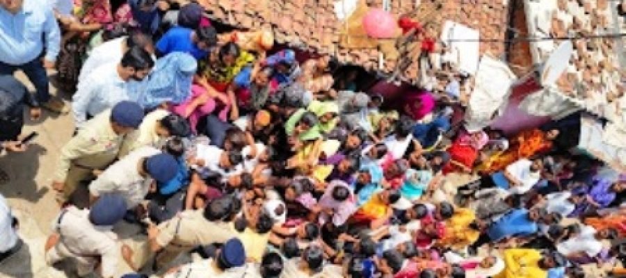 गाड़ा बस्ती में निगम की कार्रवाई का विरोध, तनावपूर्ण माहौल के बीच प्रशासन ने संभाली स्थिति…