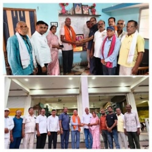 विशेष जनसंपर्क अभियान के तहत प्रबुद्धजनों का सम्मान, ललित साहू ने की देहदान की घोषणा…