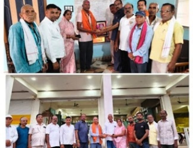 विशेष जनसंपर्क अभियान के तहत प्रबुद्धजनों का सम्मान, ललित साहू ने की देहदान की घोषणा…