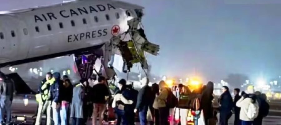 न्यूयॉर्क के La Guardia Airport के रनवे पर बड़ा हादसा, ट्रक से जा भिड़ा कनाडा एक्सप्रेस का प्लेन, कई घायल…