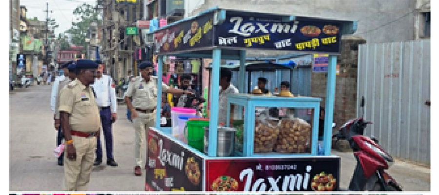 त्योहार सीजन में धमतरी पुलिस अलर्ट: बाजार क्षेत्र में चला विशेष अभियान, सड़क और फुटपाथ से हटवाया अतिक्रमण…