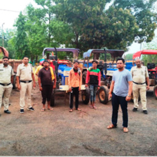 अछोटा पुल के नीचे महानदी से धड़ल्ले से जारी अवैध रेत उत्खनन, 8 ट्रैक्टर जब्त…