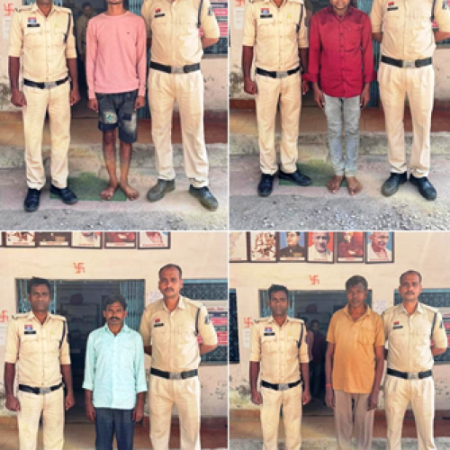 धमतरी में अवैध सट्टे पर पुलिस की कार्रवाई, 4 अलग-अलग मामलों में 4 आरोपी गिरफ्तार…