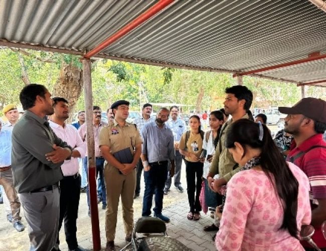 युवा उत्सव 2026 को लेकर सुरक्षा के कड़े इंतजाम, सीएसपी धमतरी ने किया स्थल निरीक्षण…