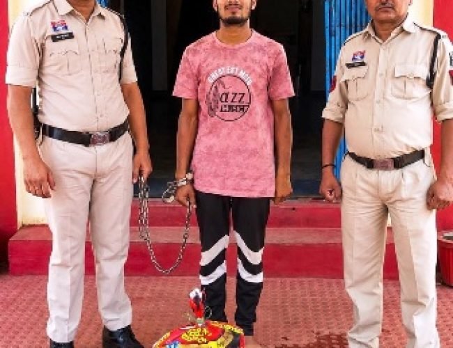 अवैध शराब कारोबार पर धमतरी पुलिस की बड़ी कार्रवाई, 51 पौवा देशी शराब के साथ युवक गिरफ्तार…