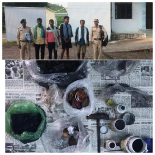 USTR में विस्फोटक से वन्यजीवों के शिकार का खुलासा, 13 पोटाश बम समेत दो आरोपी गिरफ्तार…