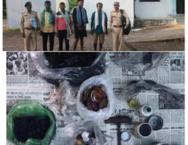 USTR में विस्फोटक से वन्यजीवों के शिकार का खुलासा, 13 पोटाश बम समेत दो आरोपी गिरफ्तार…