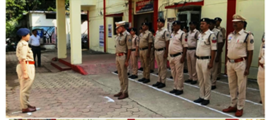 एसपी भावना पांडेय ने किया सिटी कोतवाली का वार्षिक निरीक्षण…