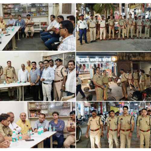 त्योहारी सीजन में यातायात व्यवस्था को लेकर पुलिस-व्यापारी संघ की अहम बैठक…