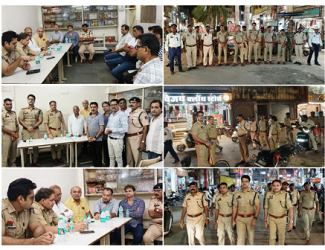 त्योहारी सीजन में यातायात व्यवस्था को लेकर पुलिस-व्यापारी संघ की अहम बैठक…