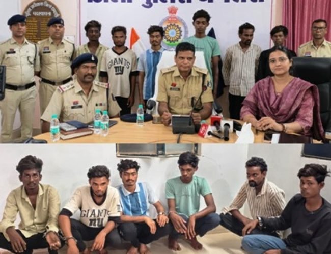 धमतरी पुलिस की बड़ी सफलता: हत्या का चंद घंटों में खुलासा, 8 आरोपी गिरफ्तार…