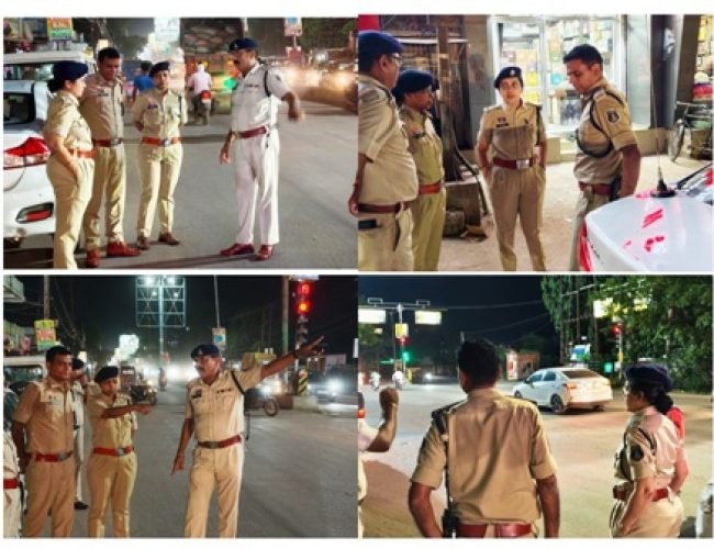 धमतरी: एसपी भावना पांडेय ने यातायात व्यवस्था का लिया जायजा, कोतवाली थाना का किया औचक निरीक्षण…