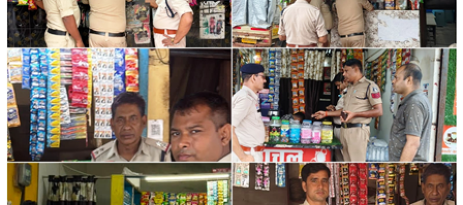 तंबाकू और धूम्रपान के खिलाफ धमतरी पुलिस का सख्त अभियान, COTPA एक्ट के तहत 100 प्रकरण दर्ज…