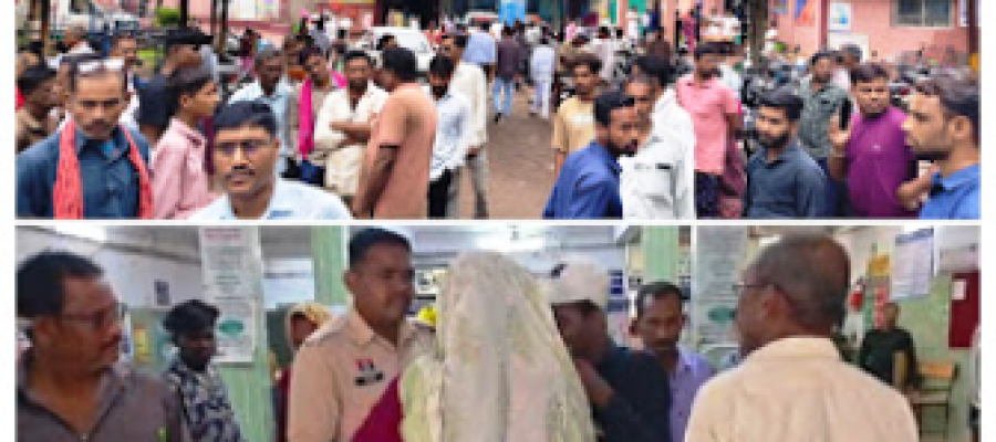 जिला अस्पताल में बवाल: प्रतिबंधित क्षेत्र में जाने से रोकने पर सफाई कर्मचारी से विवाद, चाकू निकालने का आरोप…