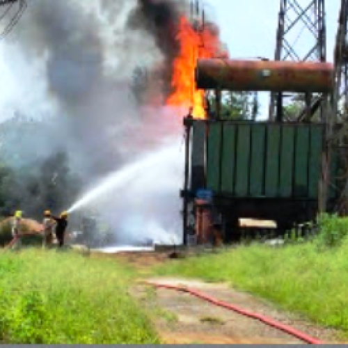 धमतरी के 220 केवी पावर हाउस में भीषण आग, कई घंटे ठप रही बिजली आपूर्ति…