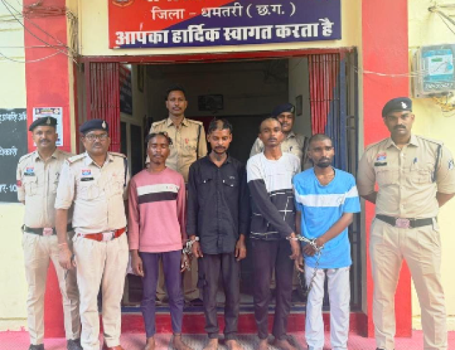 पुरानी रंजिश में घर में घुसकर हमला, 4 आरोपी गिरफ्तार; नाबालिग भी अभिरक्षा में…