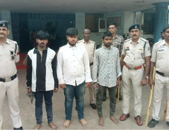 कुरूद में 21.51 ग्राम हेरोइन के साथ तीन आरोपी गिरफ्तार, 3.65 लाख का मशरूका जब्त…
