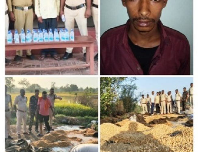 भखारा पुलिस की बड़ी कार्रवाई: अवैध शराब कारोबार पर कड़ा प्रहार, तीन मामलों में 2 आरोपी गिरफ्तार…