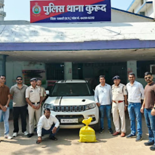 धमतरी: कार में 8 किलो गांजा बरामद, कुरुद पुलिस ने आरोपी को किया गिरफ्तार…