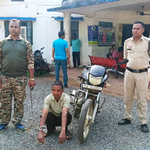 धमतरी में बाइक चोरी का खुलासा: मगरलोड पुलिस ने आरोपी को किया गिरफ्तार, चोरी की मोटरसाइकिल बरामद…