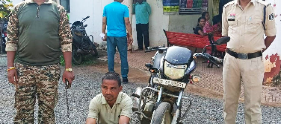 धमतरी में बाइक चोरी का खुलासा: मगरलोड पुलिस ने आरोपी को किया गिरफ्तार, चोरी की मोटरसाइकिल बरामद…