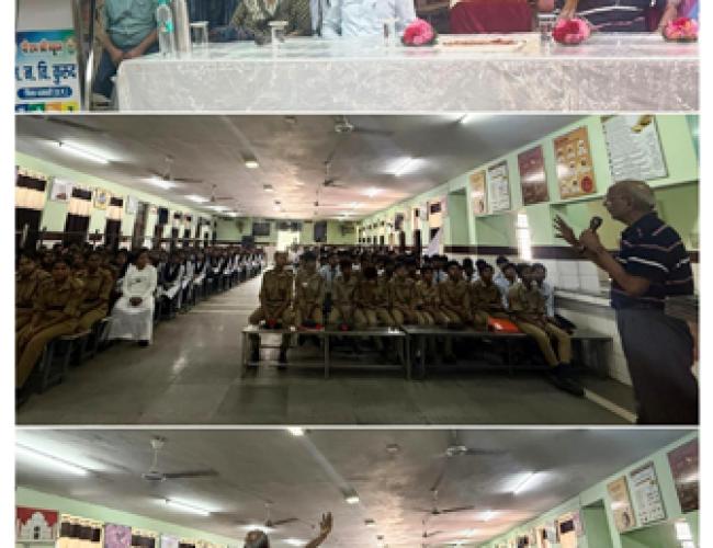 नवोदय विद्यालय कुरूद में नशामुक्ति और साइबर जागरूकता कार्यक्रम, विद्यार्थियों को बताए बचाव के उपाय…