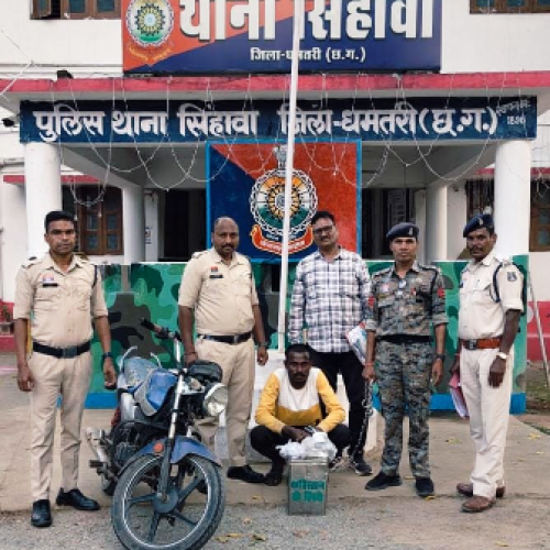 धमतरी पुलिस की बड़ी सफलता: सिहावा-नगरी में चोरी की वारदातों को अंजाम देने वाला फरार आरोपी रायपुर से गिरफ्तार…