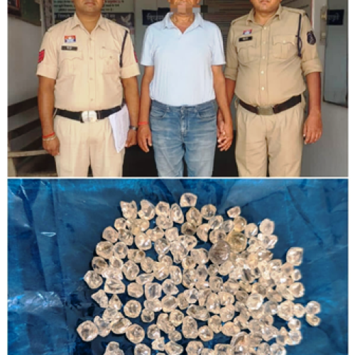 धमतरी पुलिस की बड़ी कार्रवाई: पायलीखंड खदान से चोरी किए गए 146 हीरे जैसे पत्थर बरामद, भाटापारा का 64 वर्षीय आरोपी गिरफ्तार…