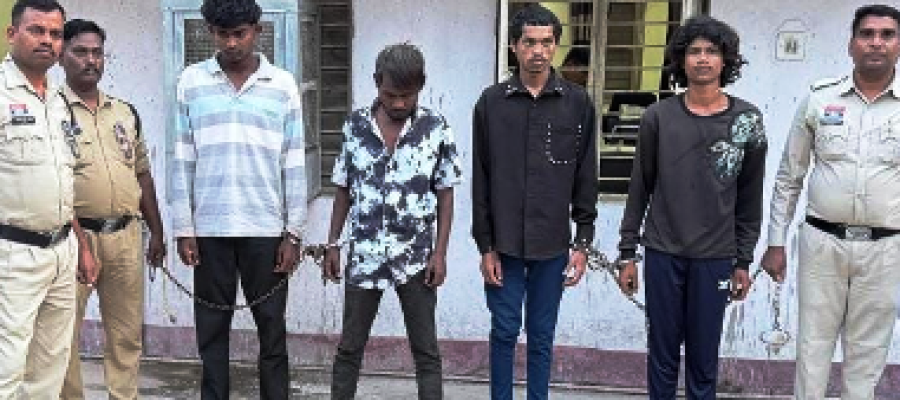 धमतरी के मुजगहन हत्याकांड का पुलिस ने किया खुलासा, चार आरोपी गिरफ्तार…