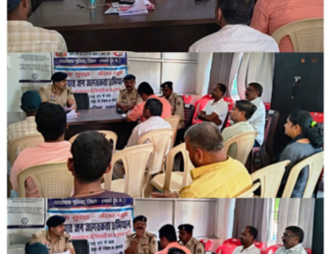 नाबालिगों को वाहन देने वाले पालकों पर धमतरी पुलिस की सख्ती, बैठक लेकर दिलाया जिम्मेदारी का संकल्प…