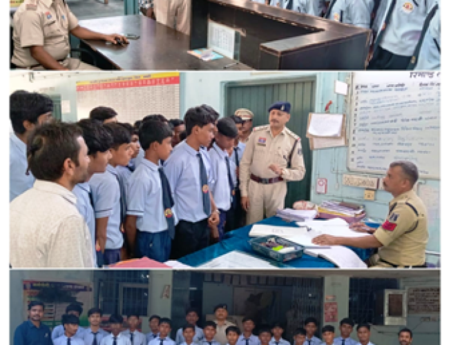 राष्ट्रीय एकता दिवस के उपलक्ष्य में धमतरी पुलिस की पहल, विद्यार्थियों ने जाना थाने का कामकाज…