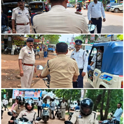 धमतरी में यातायात नियमों के उल्लंघन पर पुलिस सख्त – दो पुलिसकर्मियों सहित 60 चालकों पर चालानी कार्रवाई…