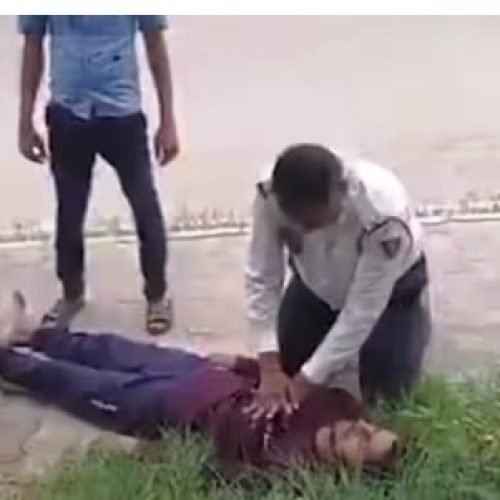 शख्स के लिए देवदूत बना ट्रैफिक पुलिसकर्मी, CPR देकर बचाई ड्राइवर की जान, वीडियो वायरल…