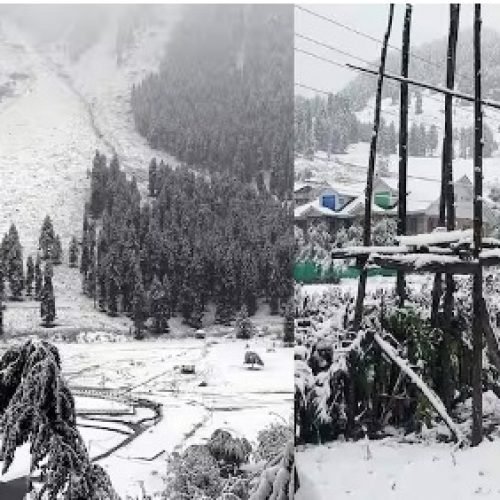 हर ओर बर्फ ही बर्फ! कुपवाड़ा में अचानक मौसम पलटा, सीजन की पहली बर्फबारी के साथ जान लें आगे की चेतावनी…