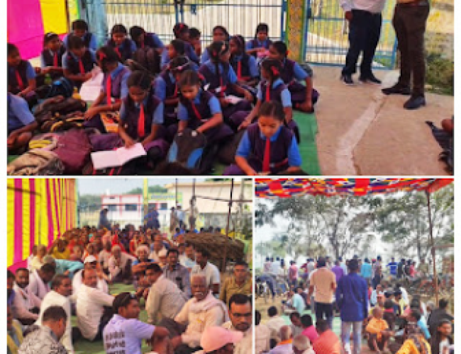 मगरलोड के सौंगा स्कूल में अतिक्रमण का मामला, ग्रामीणों का विरोध प्रदर्शन…