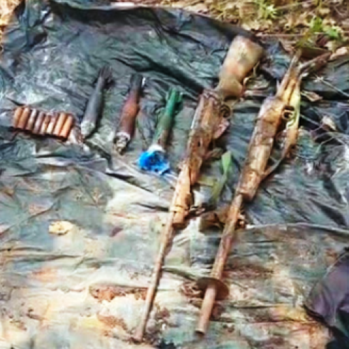 बीजीएल, 8 एमएम रायफल और ग्रेनेड बरामद, मैनपुर थाना क्षेत्र में नक्सल हथियार डम्प मिला…